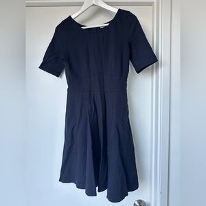 J. Crew black dress. Super cute and comfortable!